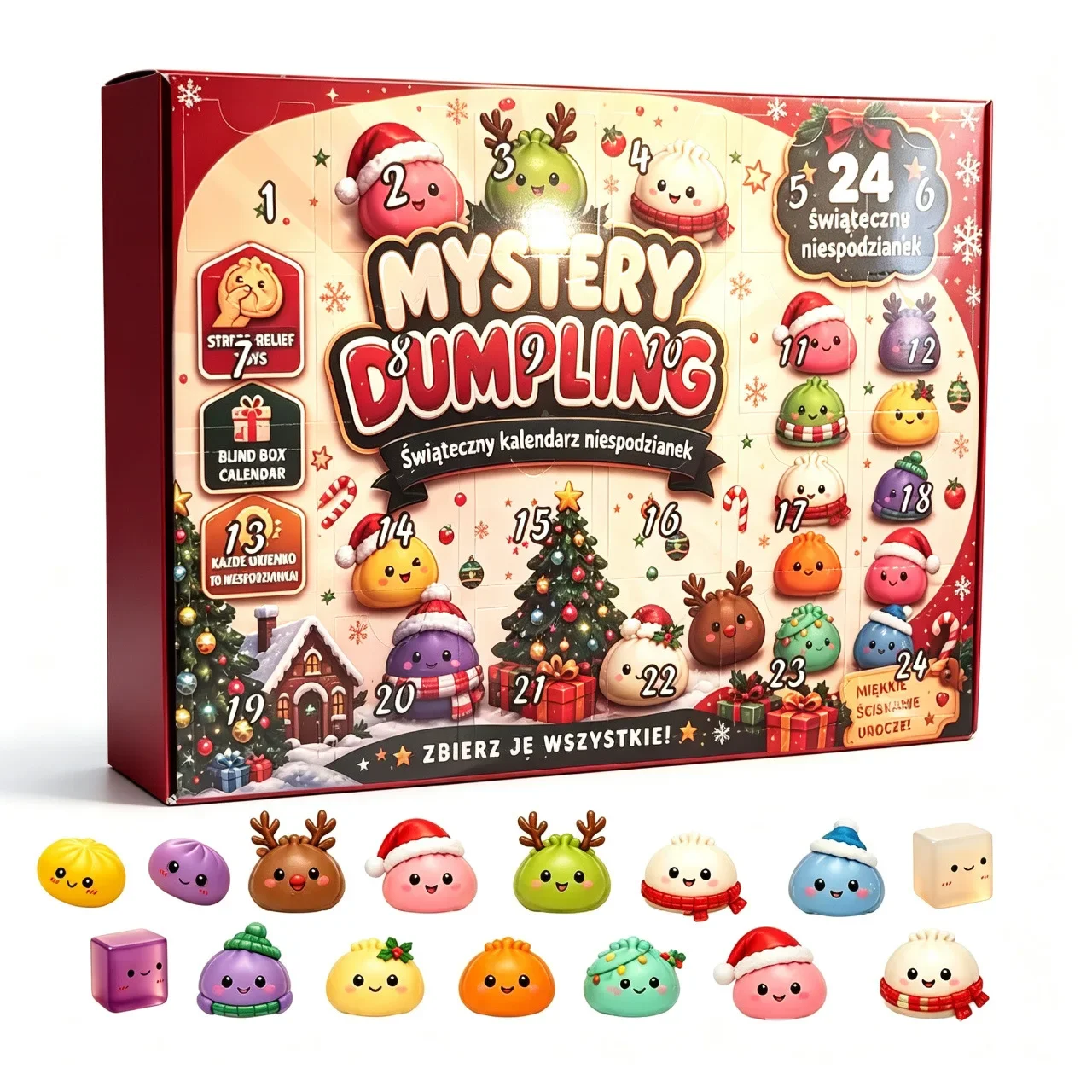 24 PCS Christmas Advent Calend - Mystery Box Blind Bag 评论和价格