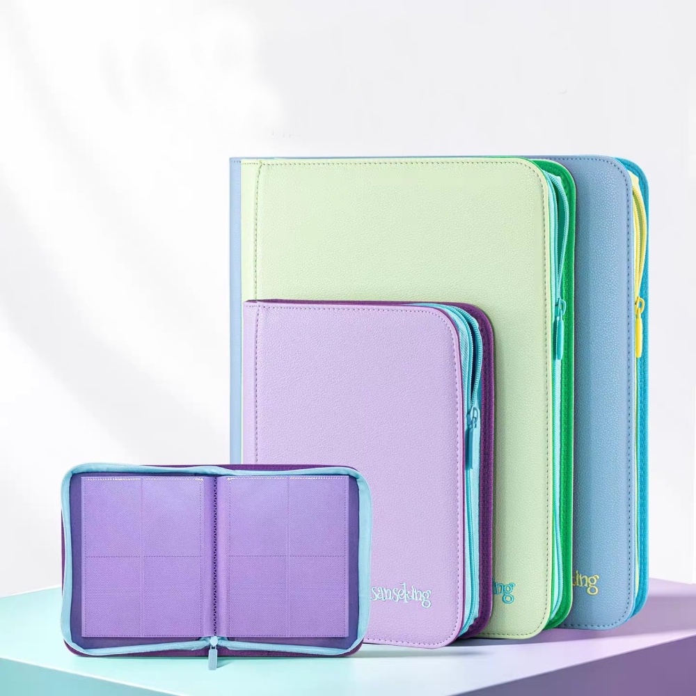 Sanseking PU Leather Zipper Ca - Pokemon Binder Card 评论和价格
