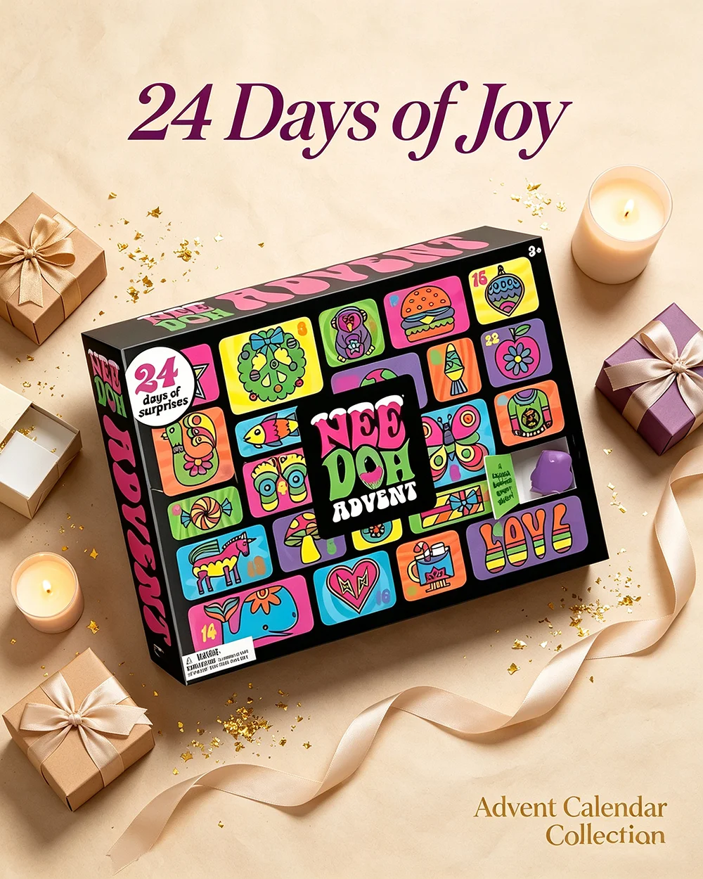 2026 NeeDoh Advent Calendar Gi - Mystery Box Blind Bag 评论和价格